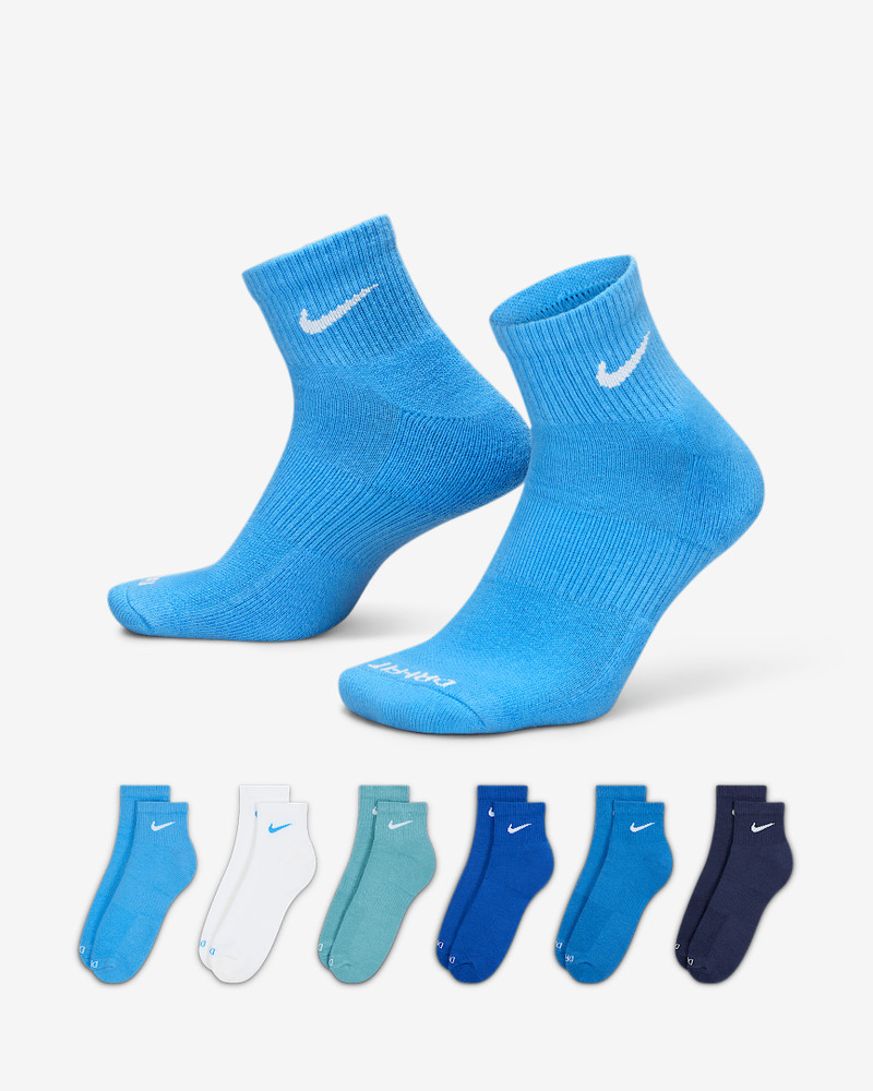 Nike Everyday Plus Cushioned Training Ankle Socks (6 Pairs) 1