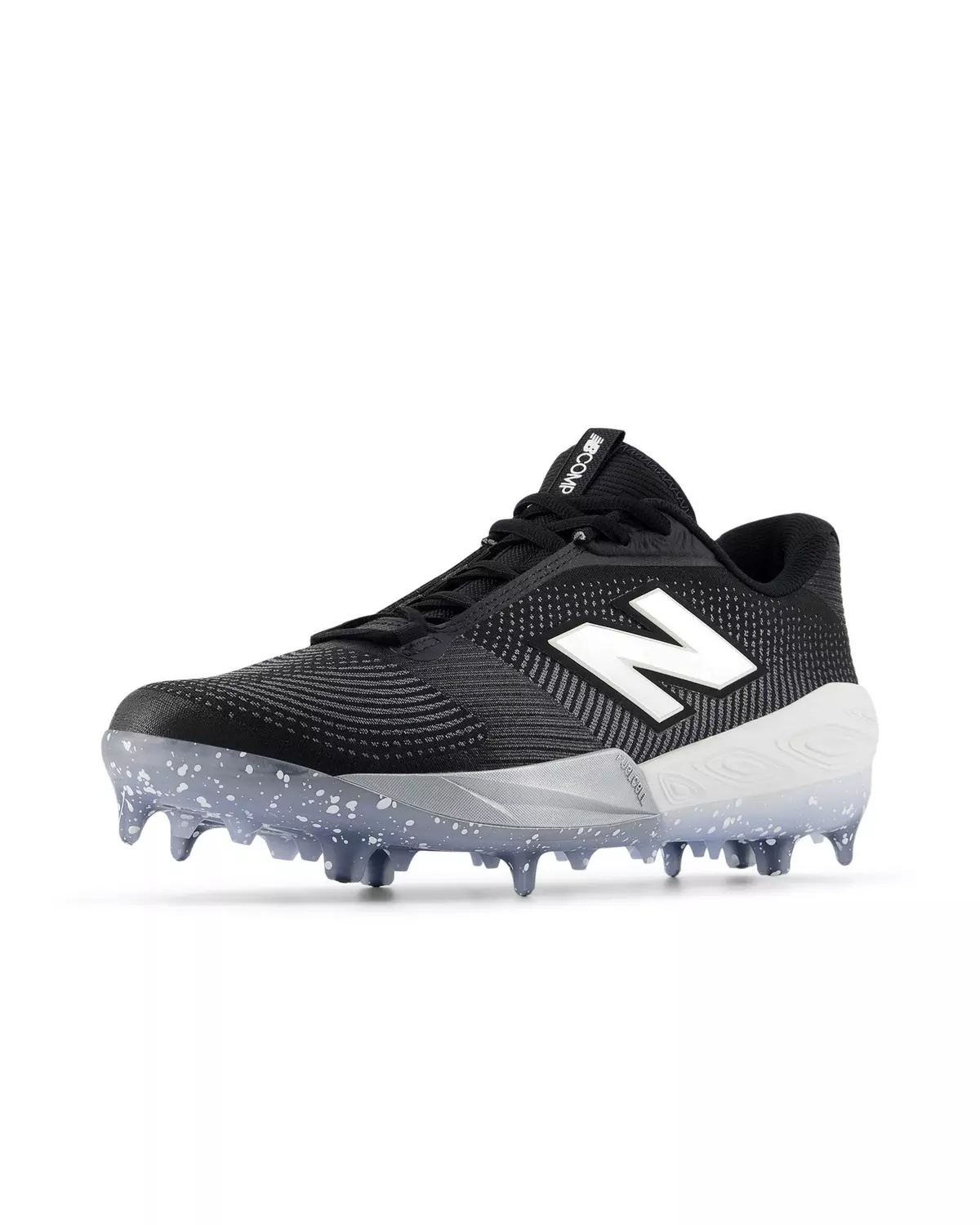 FuelCell Compv4 "Black/White" Men's Baseball Cleat - 7