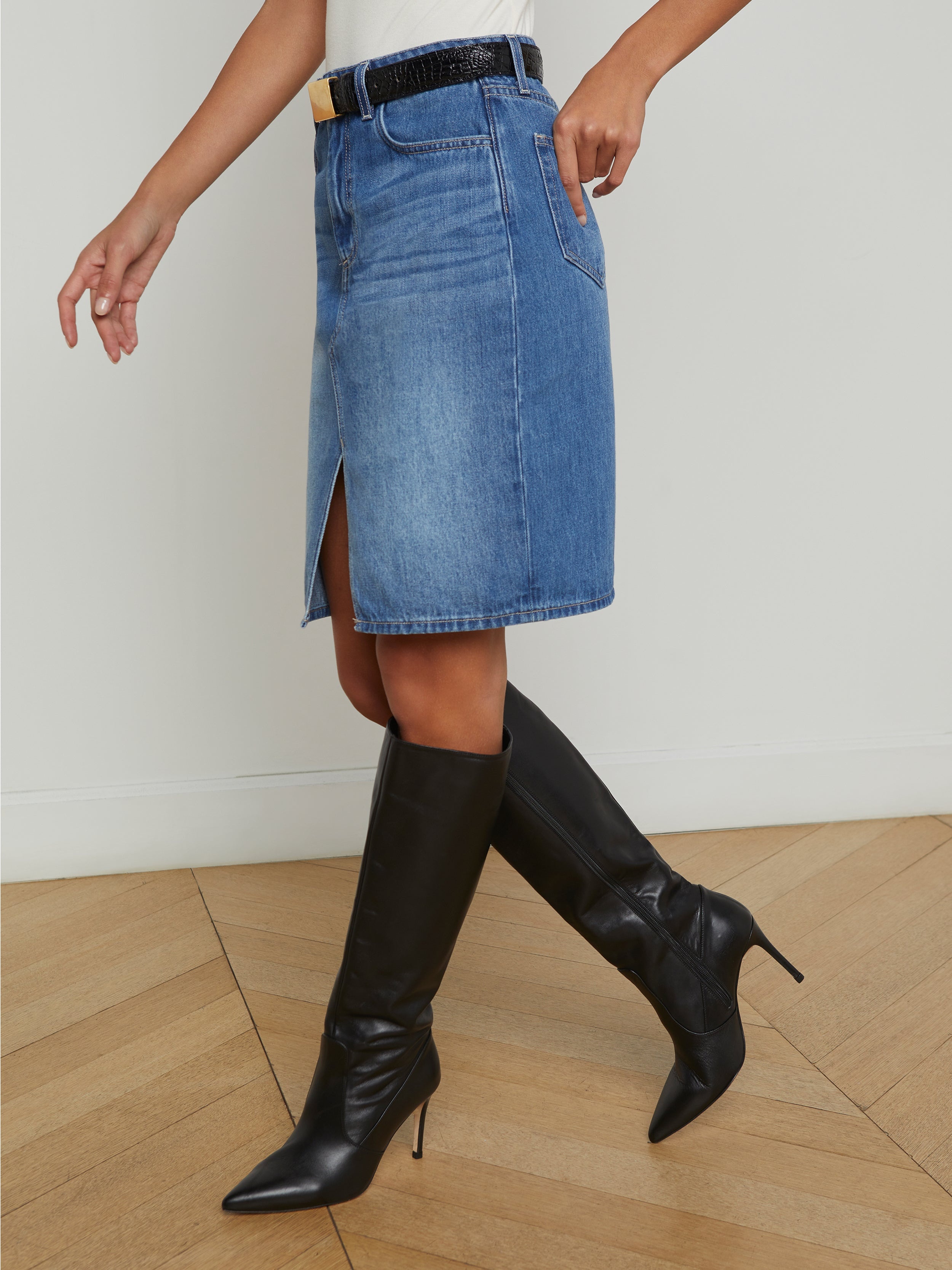 Tylee Denim Skirt - 4