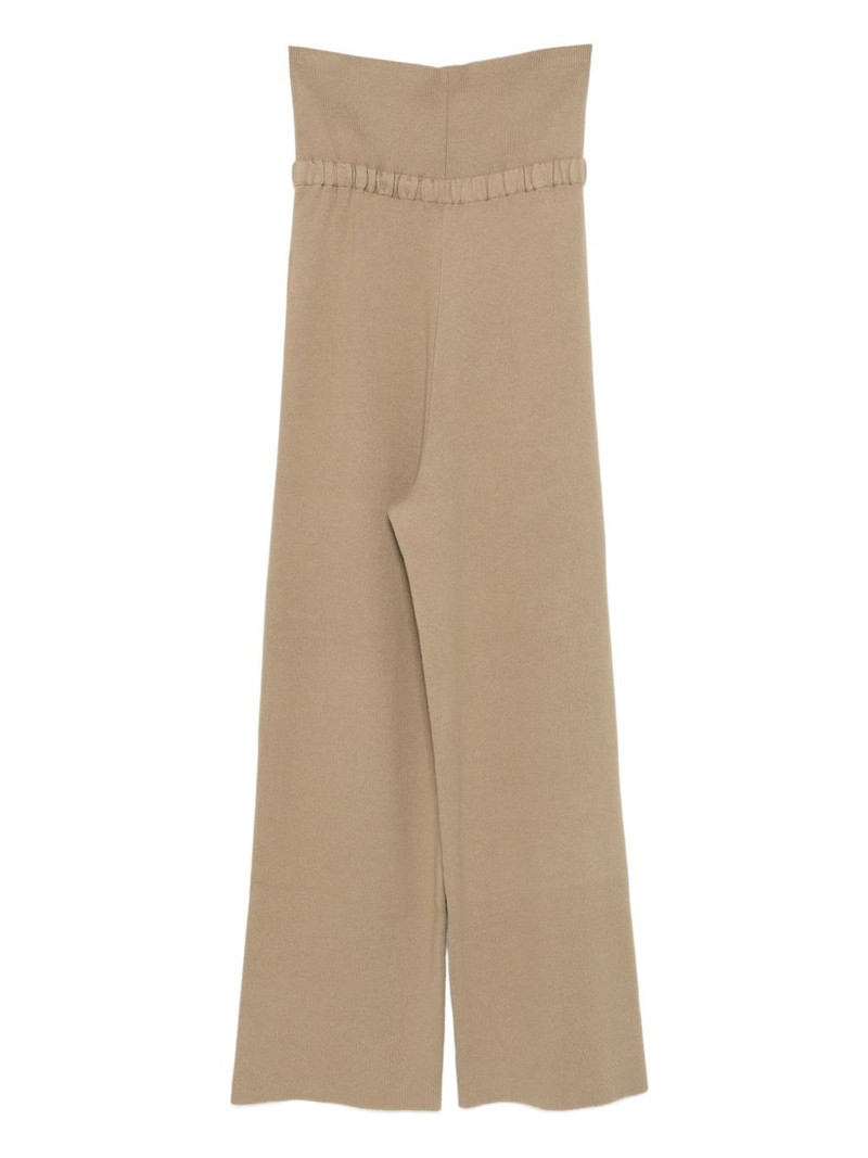 AYA MUSE ribbed knitted trousers outlook