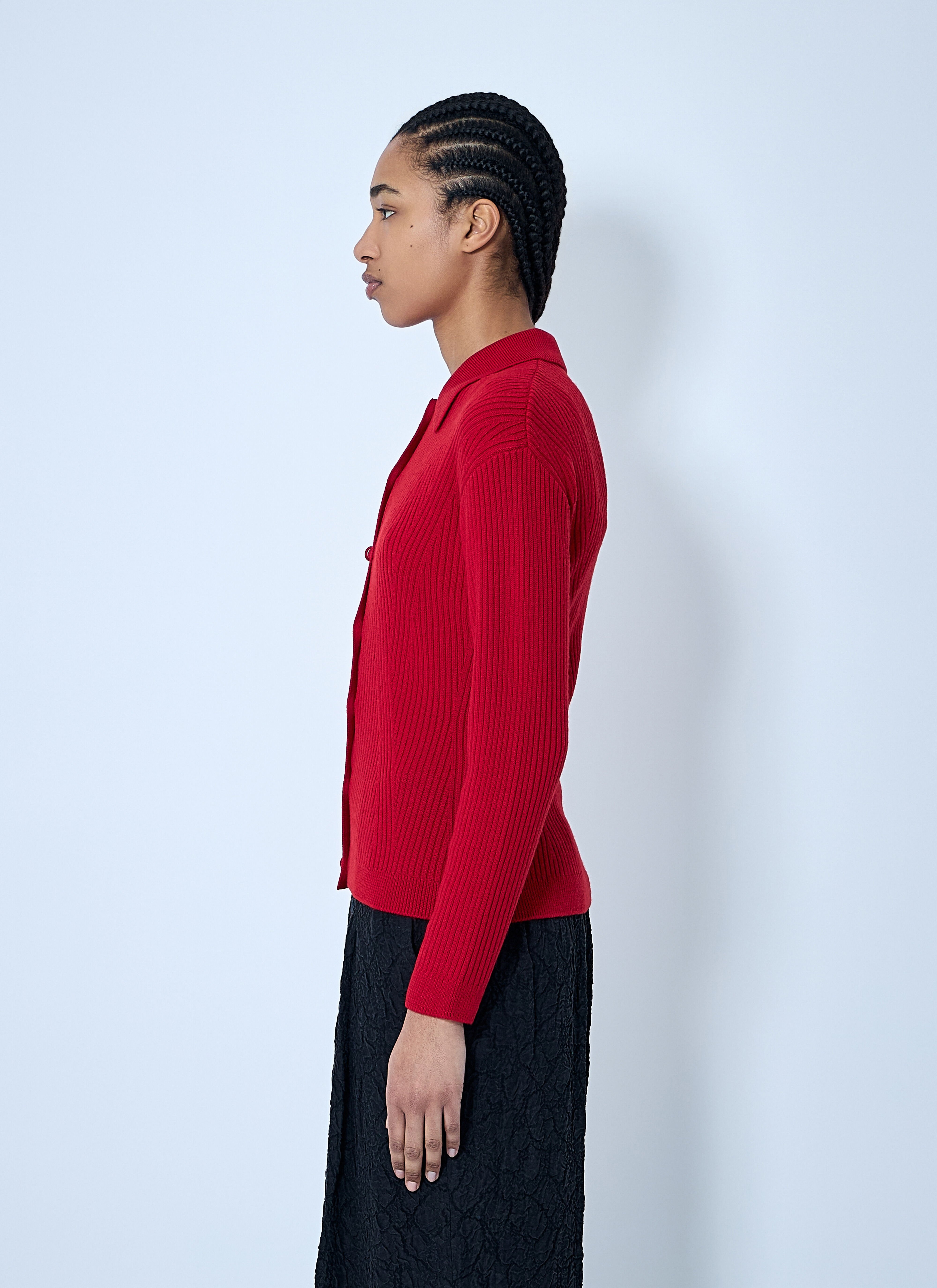Rib Cardigan - 3