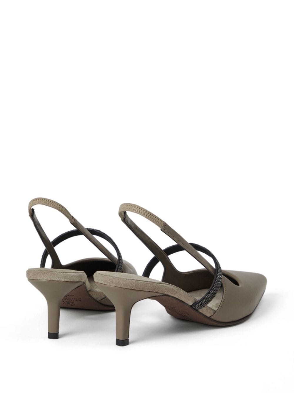 Monili-strap slingback pumps - 3