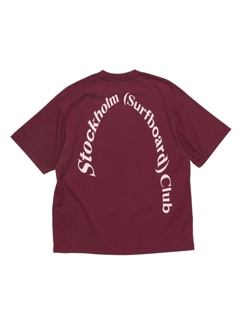 Stockholm Surfboard Club logo-print T-shirt outlook