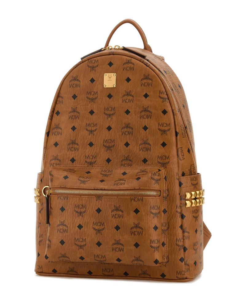 MCM Printed Canvas Backpack outlook