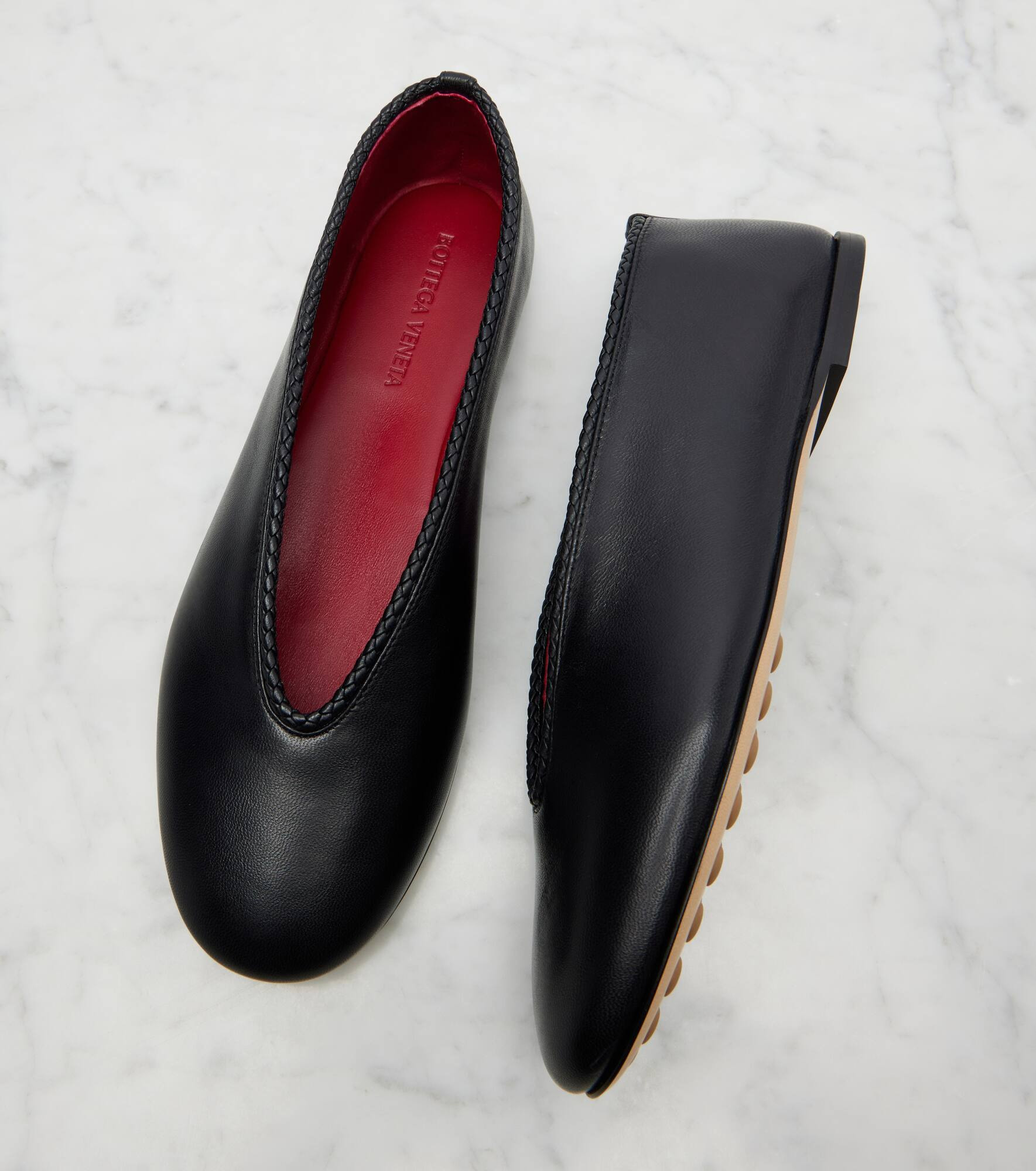 Rosa leather ballet flats - 5