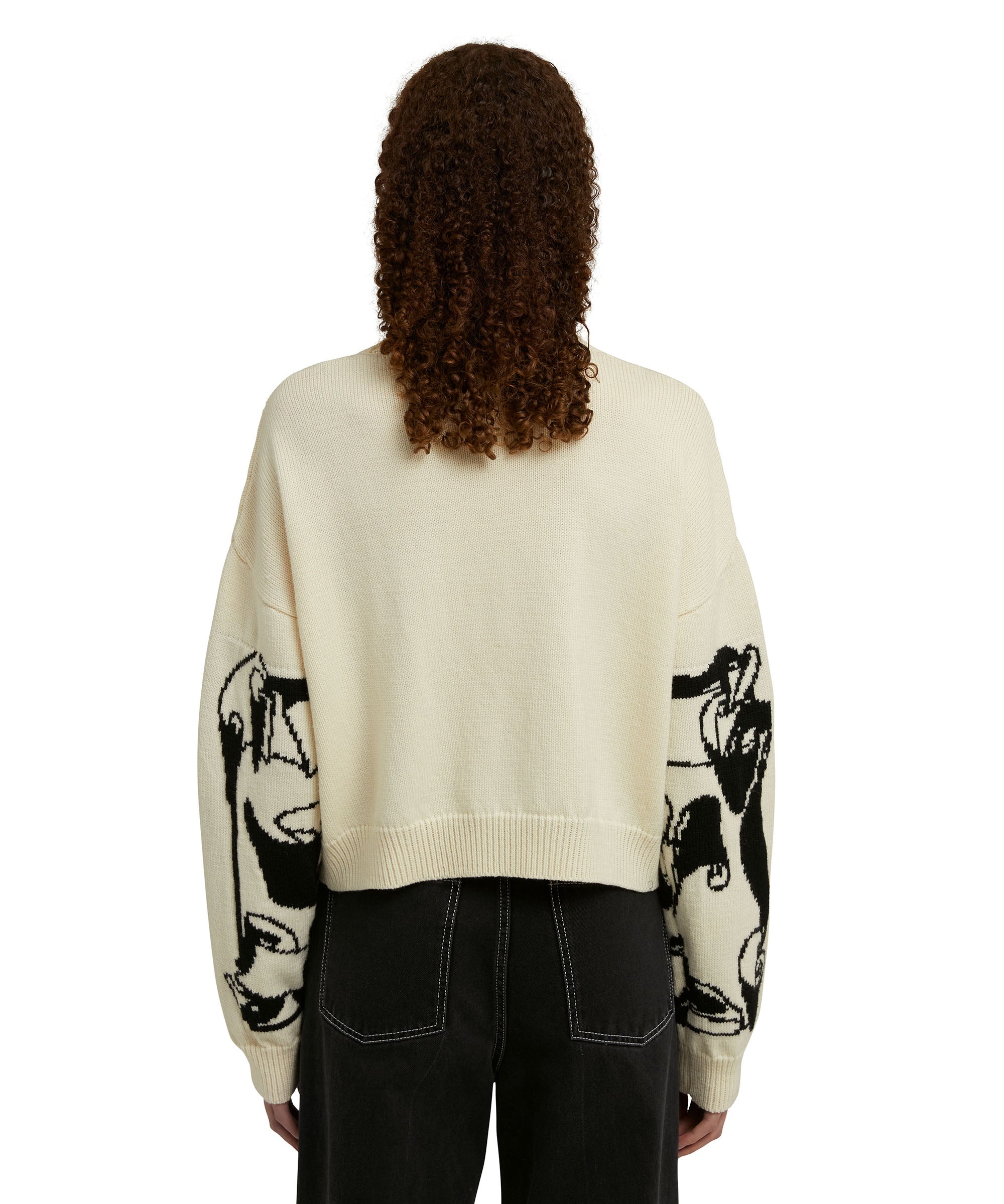 Wool turtleneck sweater from the collaboration of "Lorenza Longhi and MSGM" - 4