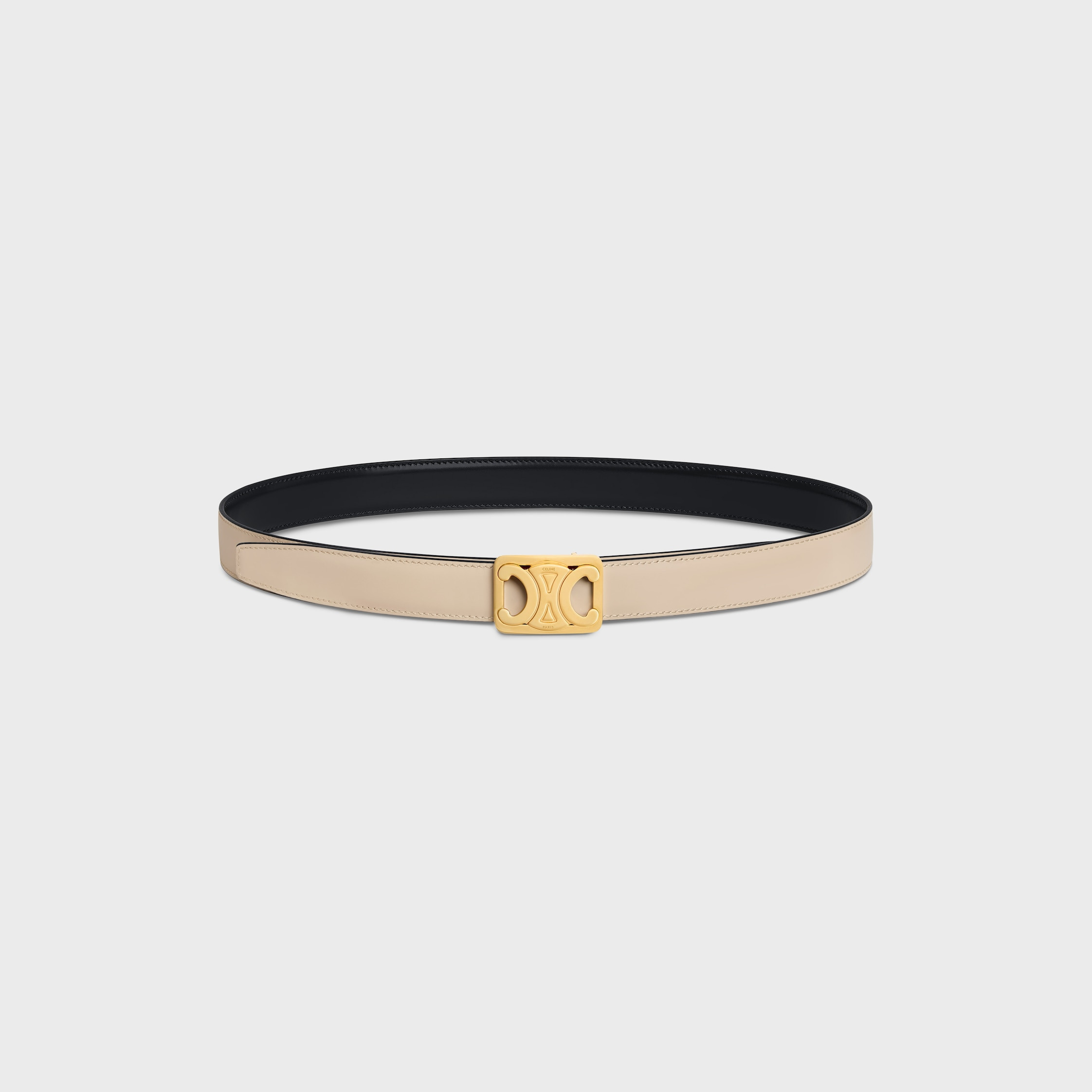 MEDIUM REVERSIBLE FRAMED TRIOMPHE BELT IN TAURILLON - 2
