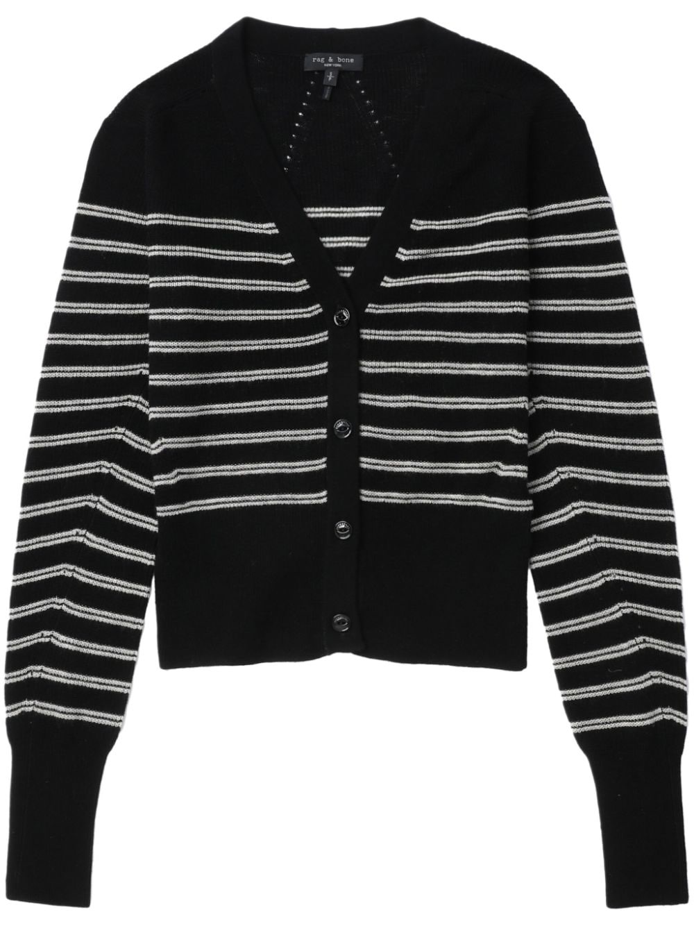 Bree striped wool cardigan - 1