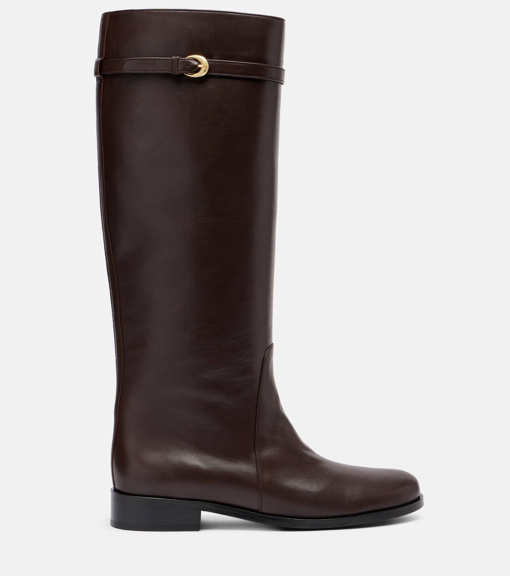 Harlow leather knee-high boots - 4