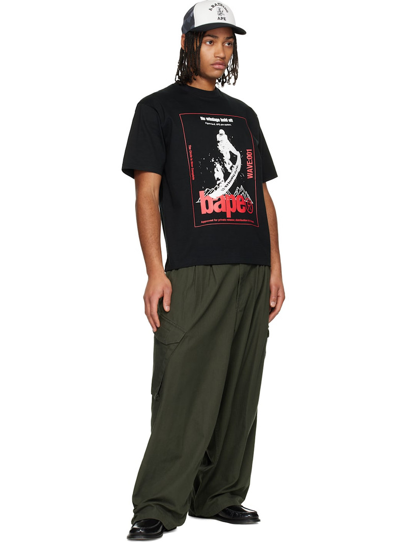 A BATHING APE® Black Kazuki Kuraishi Edition Skate Relaxed Fit T-shirt outlook