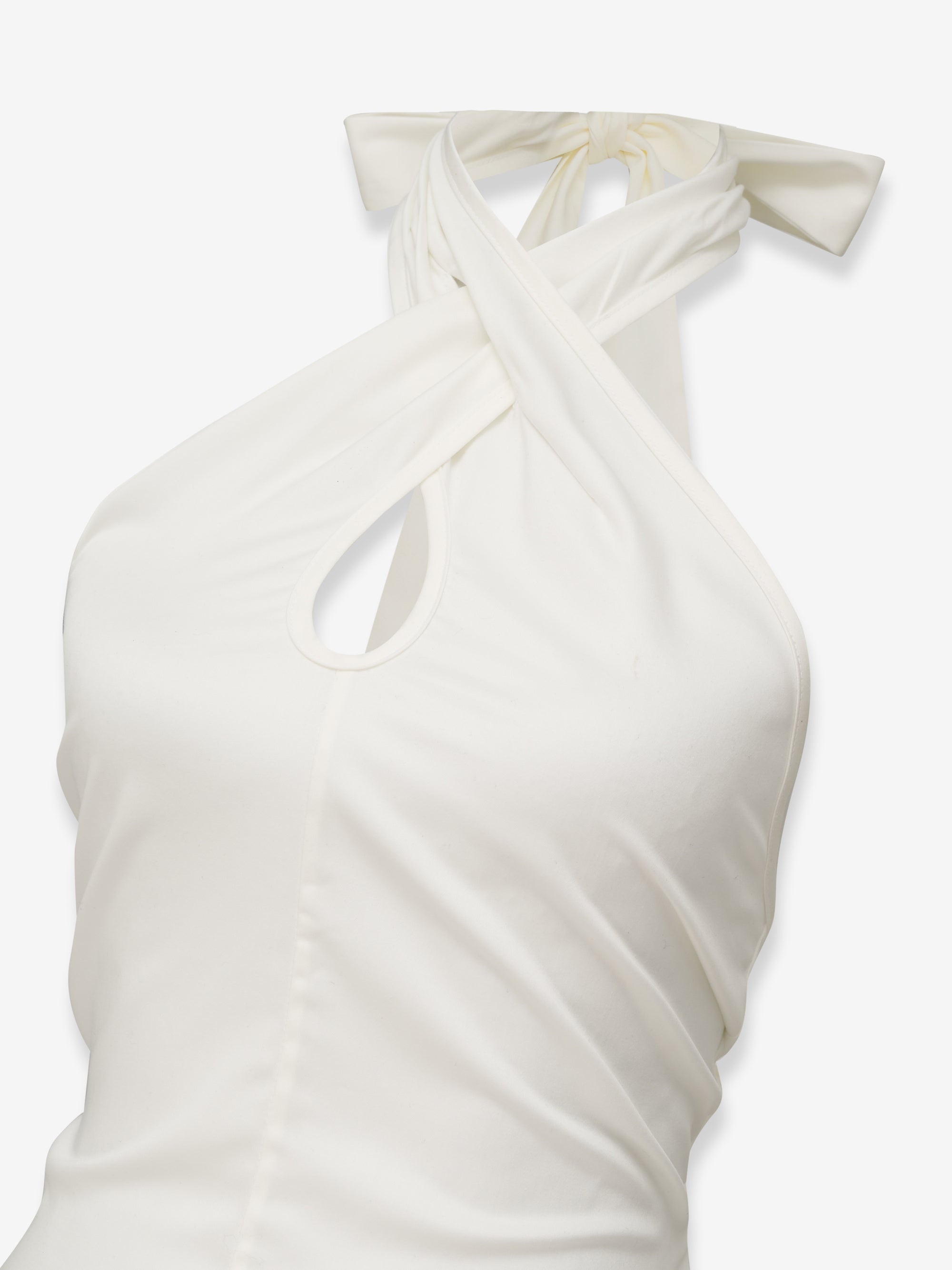 CROSS-TIE TOP WHITE - 3