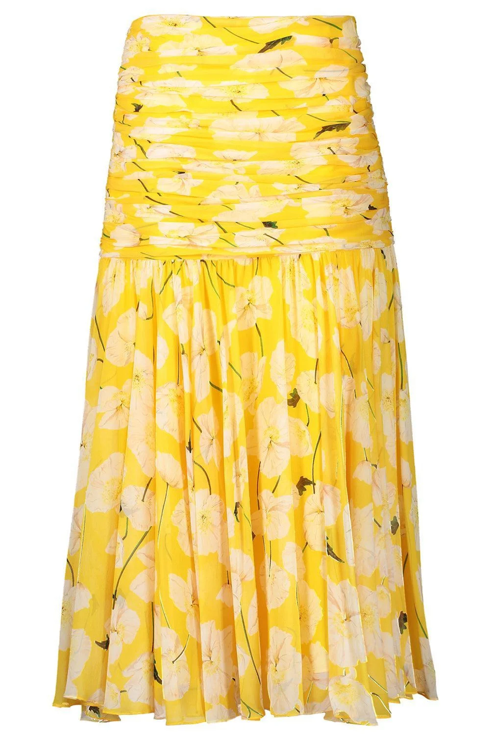 Gathered Midi Skirt - 1