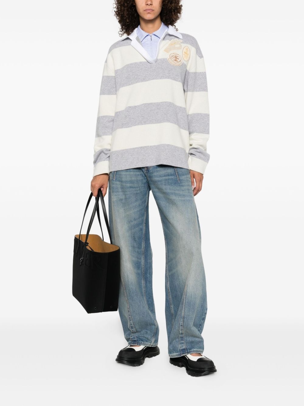 striped sweatshirt - 2