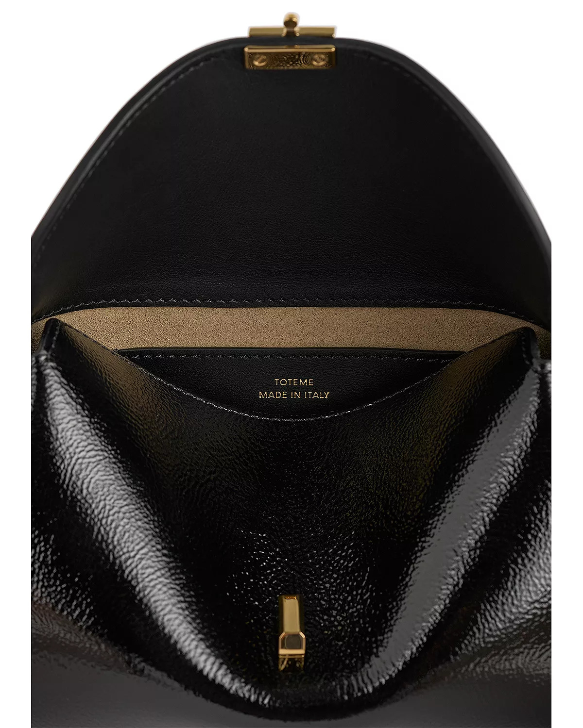 Mini T-Lock Naplack Clutch - 2