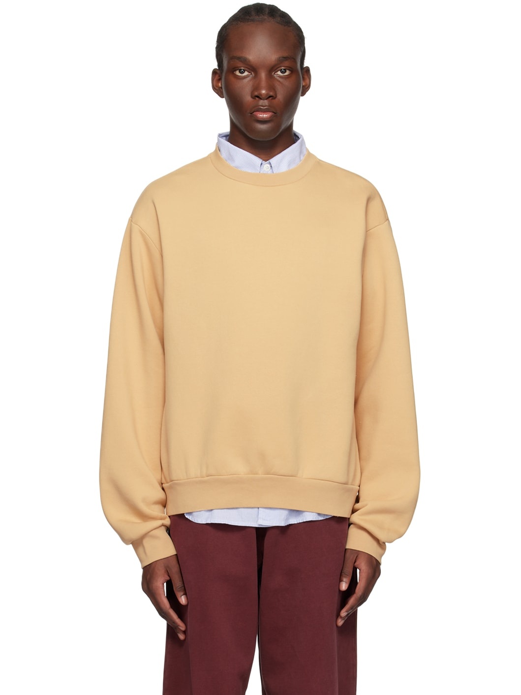 Tan Crewneck Sweatshirt - 1