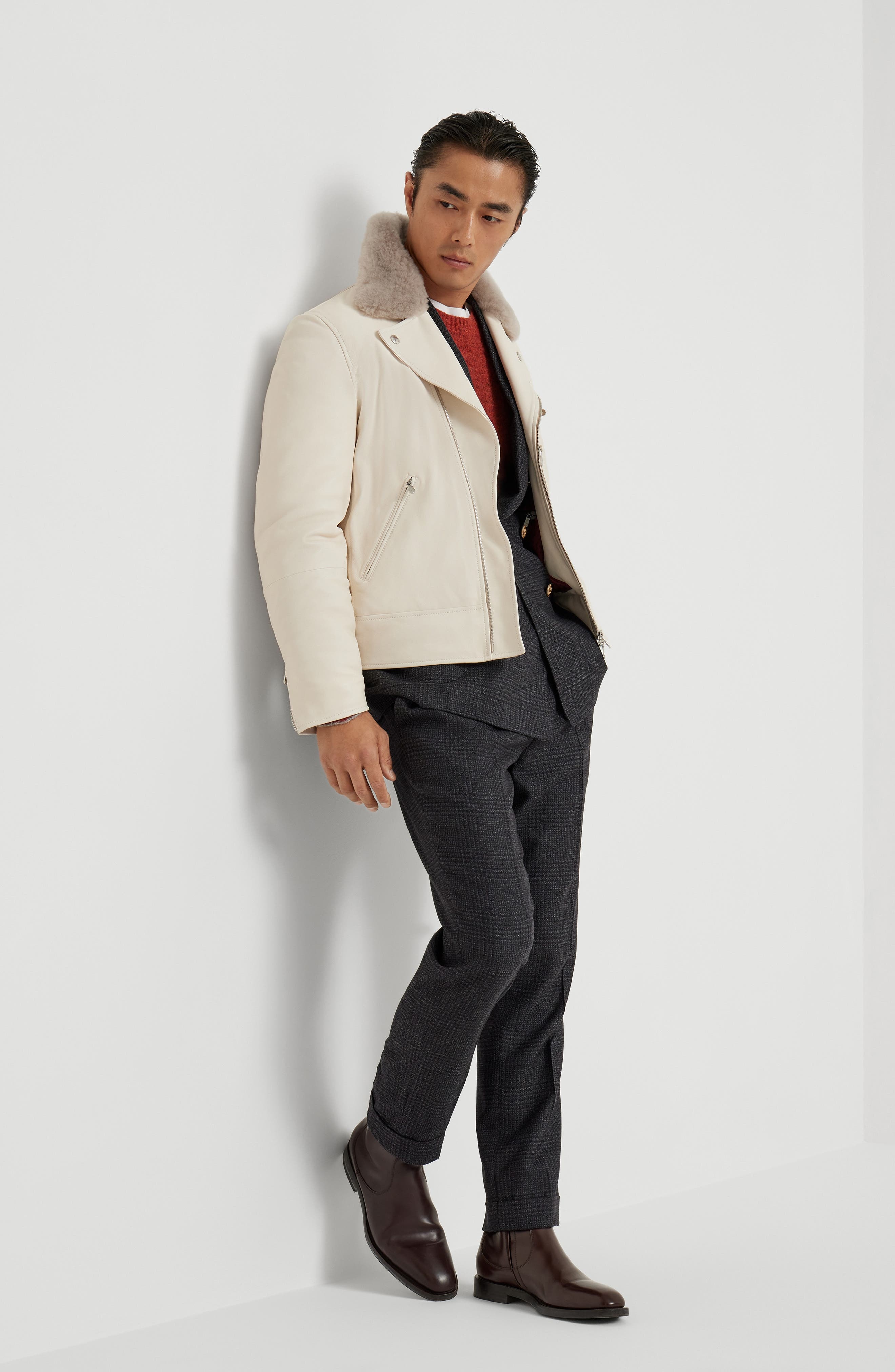 Brunello Cucinelli Knop sweater in Orange at Nordstrom - 6