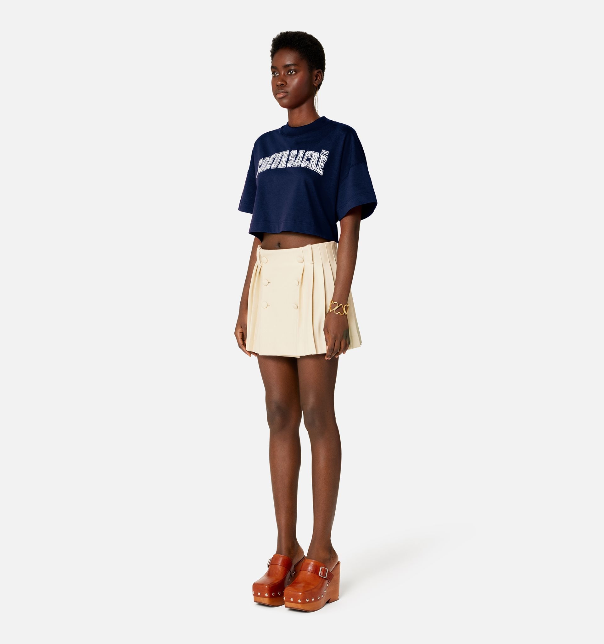 Cropped Coeur Sacré T-shirt - 3