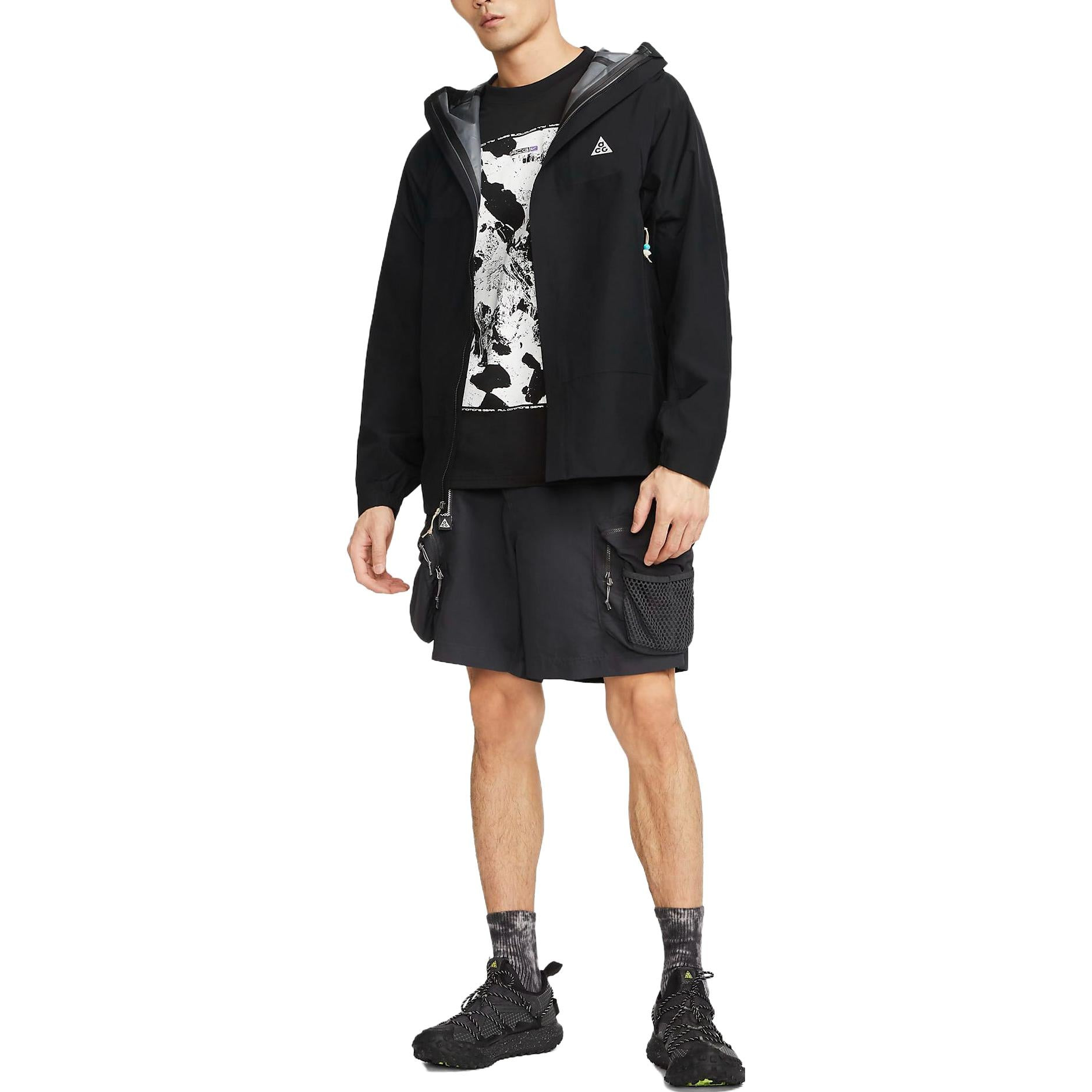 Nike ACG Cascade Rain Jacket 'Black' DV9415-010 - 4