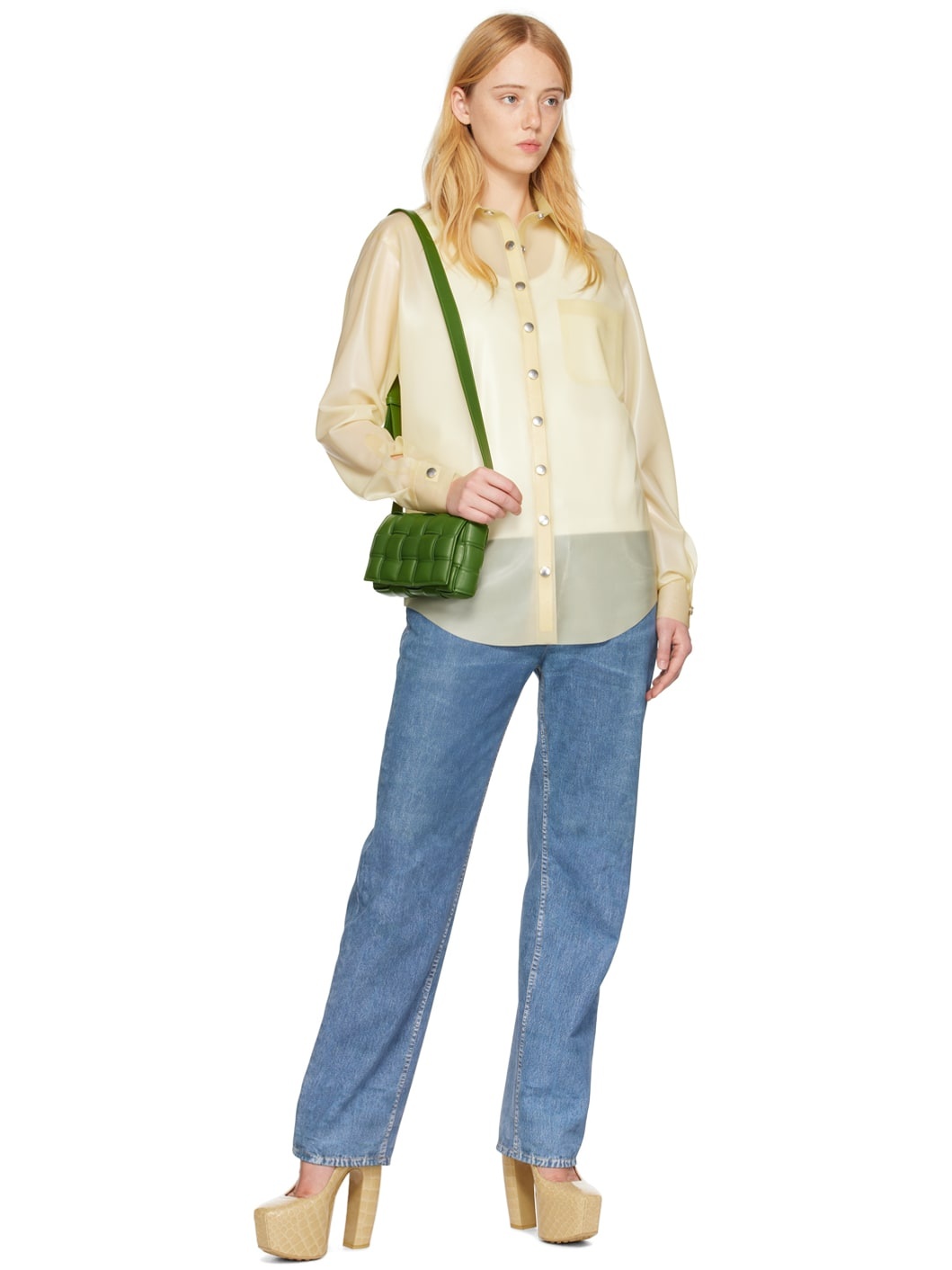 Green Small Padded Cassette Bag - 4
