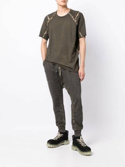 Isaac Sellam contrast-trimmed short-sleeve T-shirt outlook