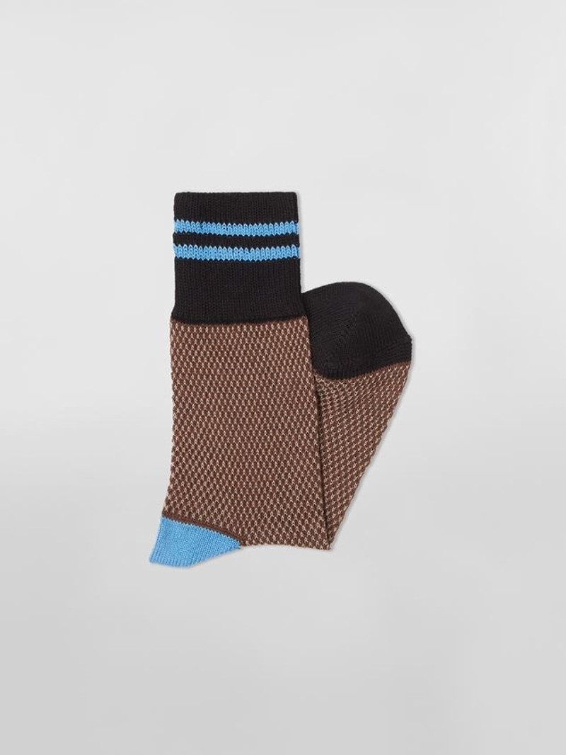 Marni GREEN COTTON AND NYLON SOCK outlook