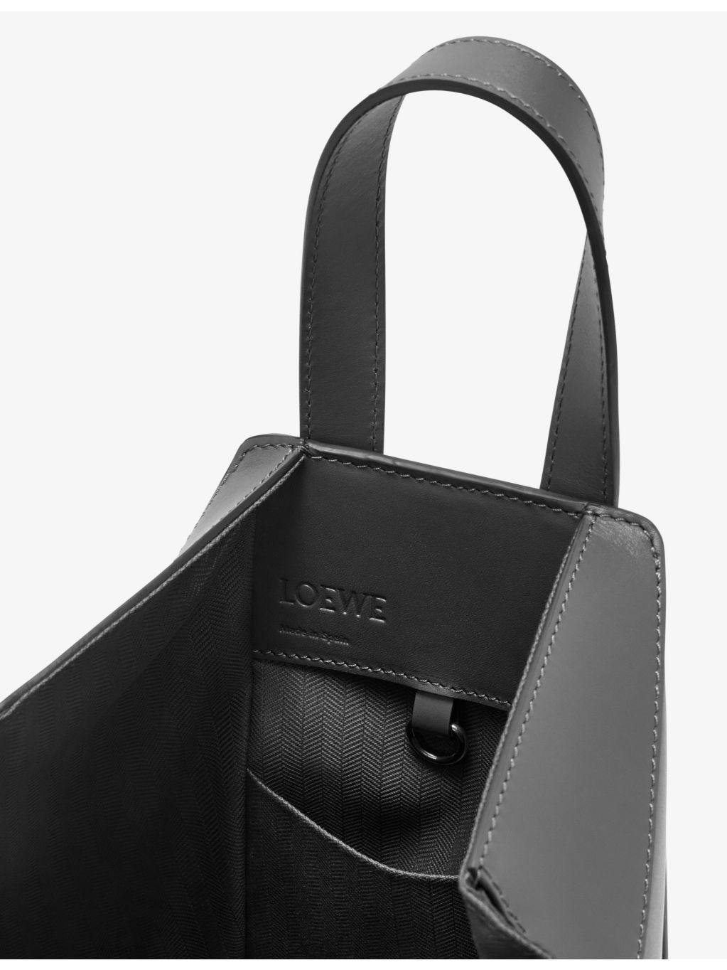 Hammock Compact leather top-handle bag - 5