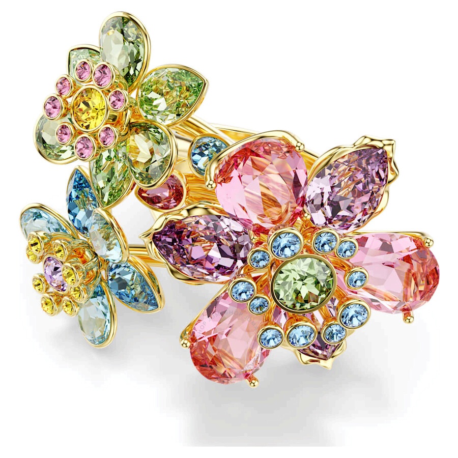 Swarovski - Swarovski Idyllia Multicolored Flower Ring - 1