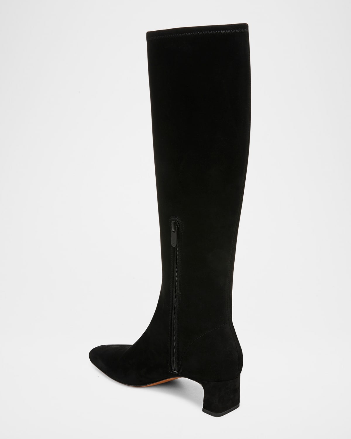 Saira Suede Kitten Knee Boots - 4