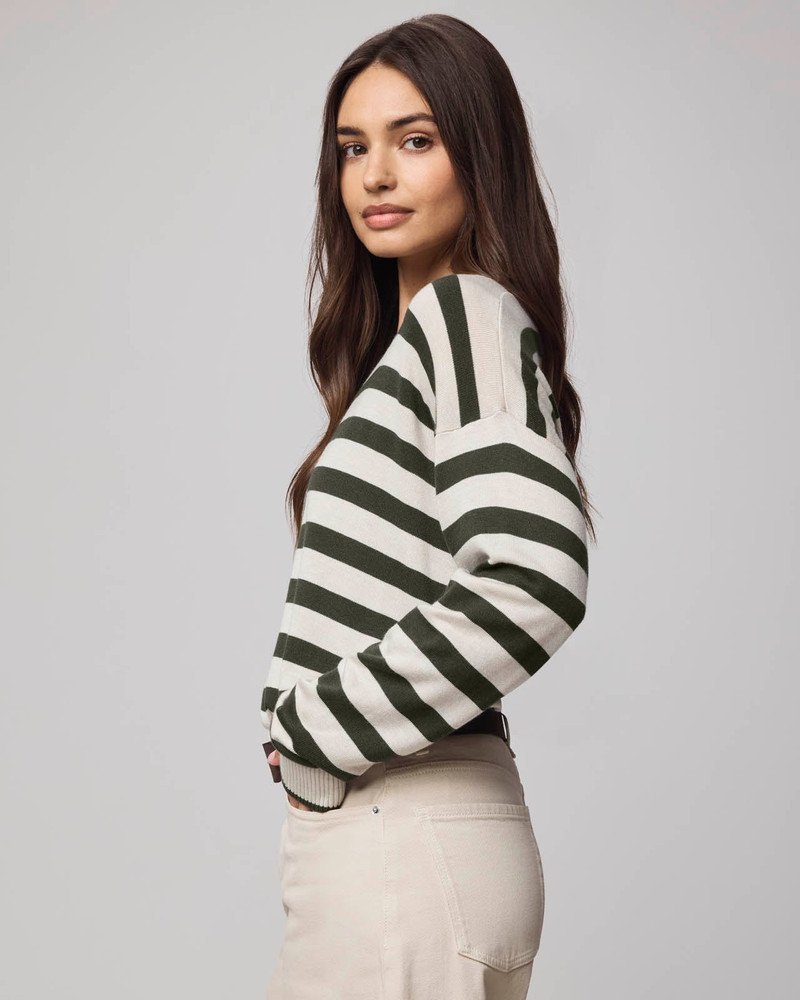 Georgie Cashblend Stripe Pullover Sweater 3