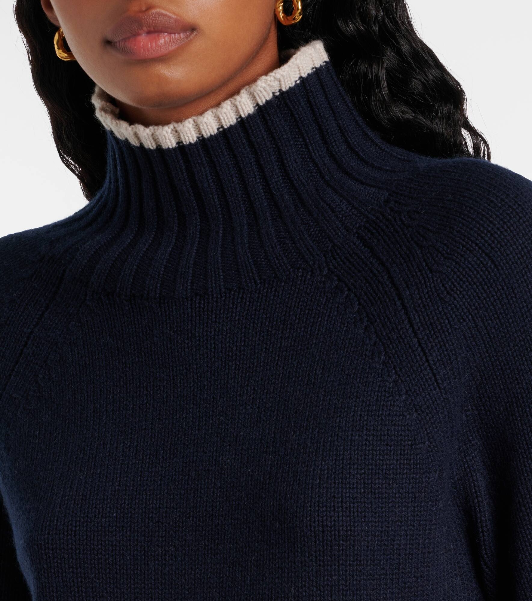 Mantova wool and cashmere turtleneck sweater - 4