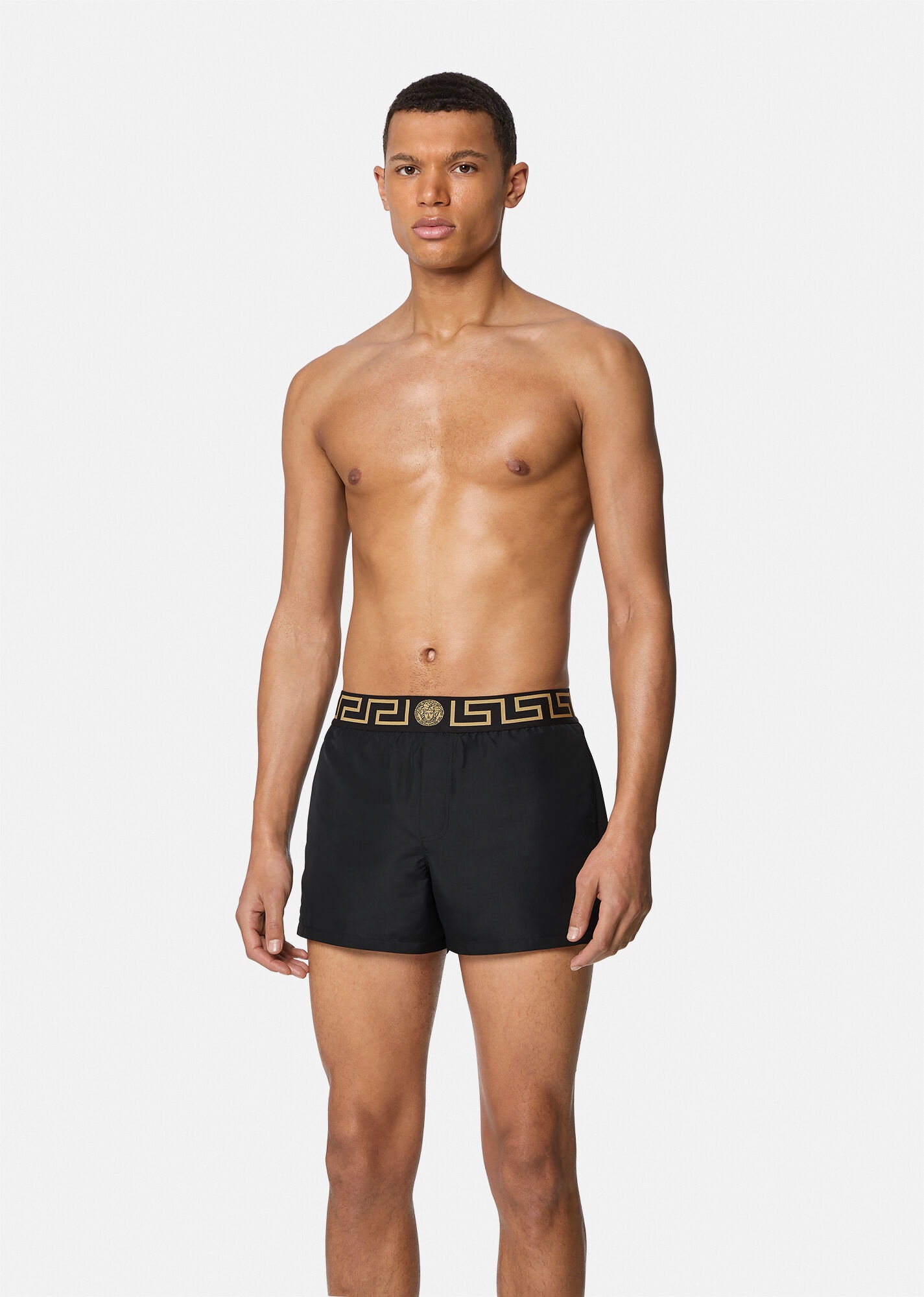 Greca Swim Shorts with Pocket - 2