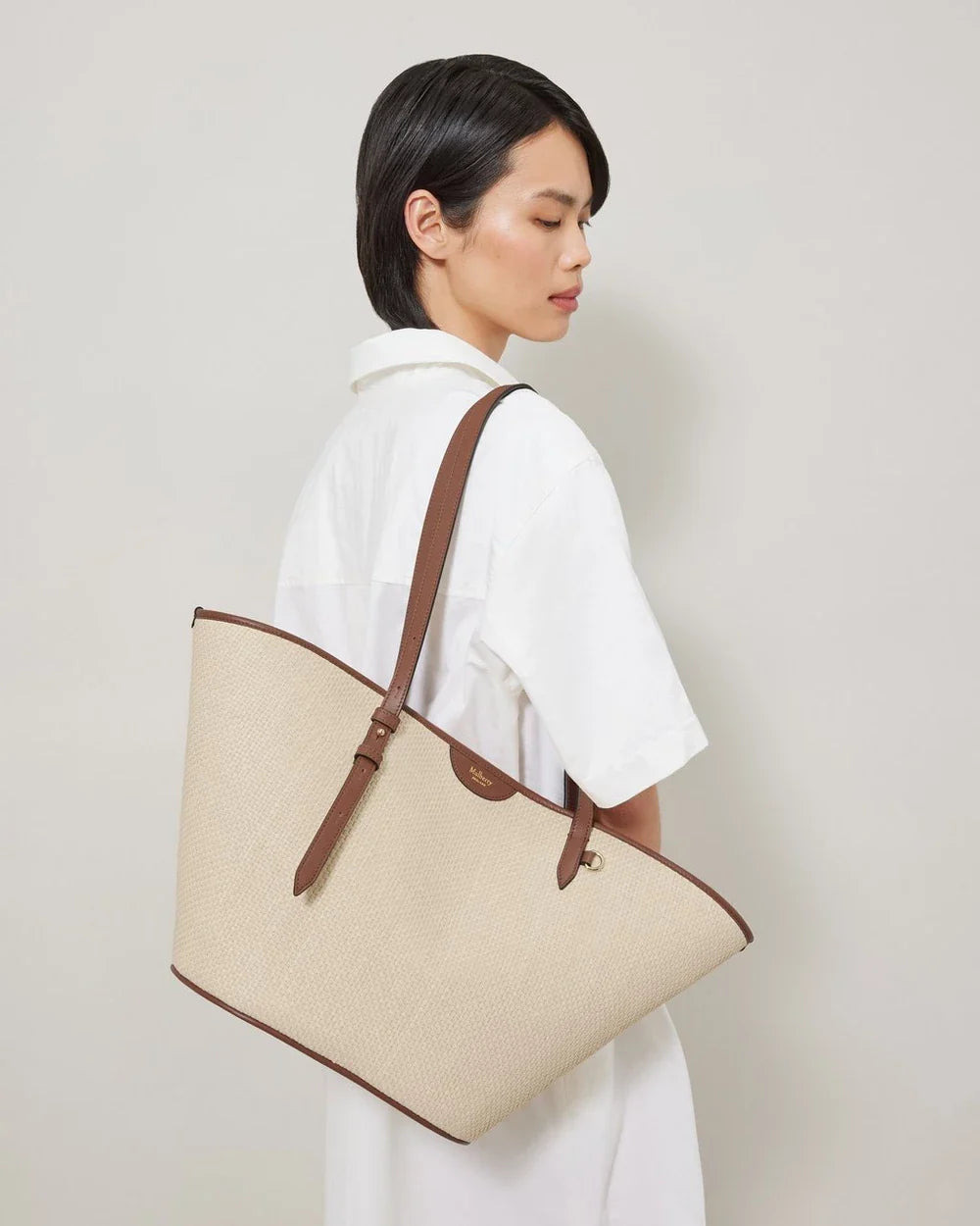 Basket Tote Oak Raffia - 2