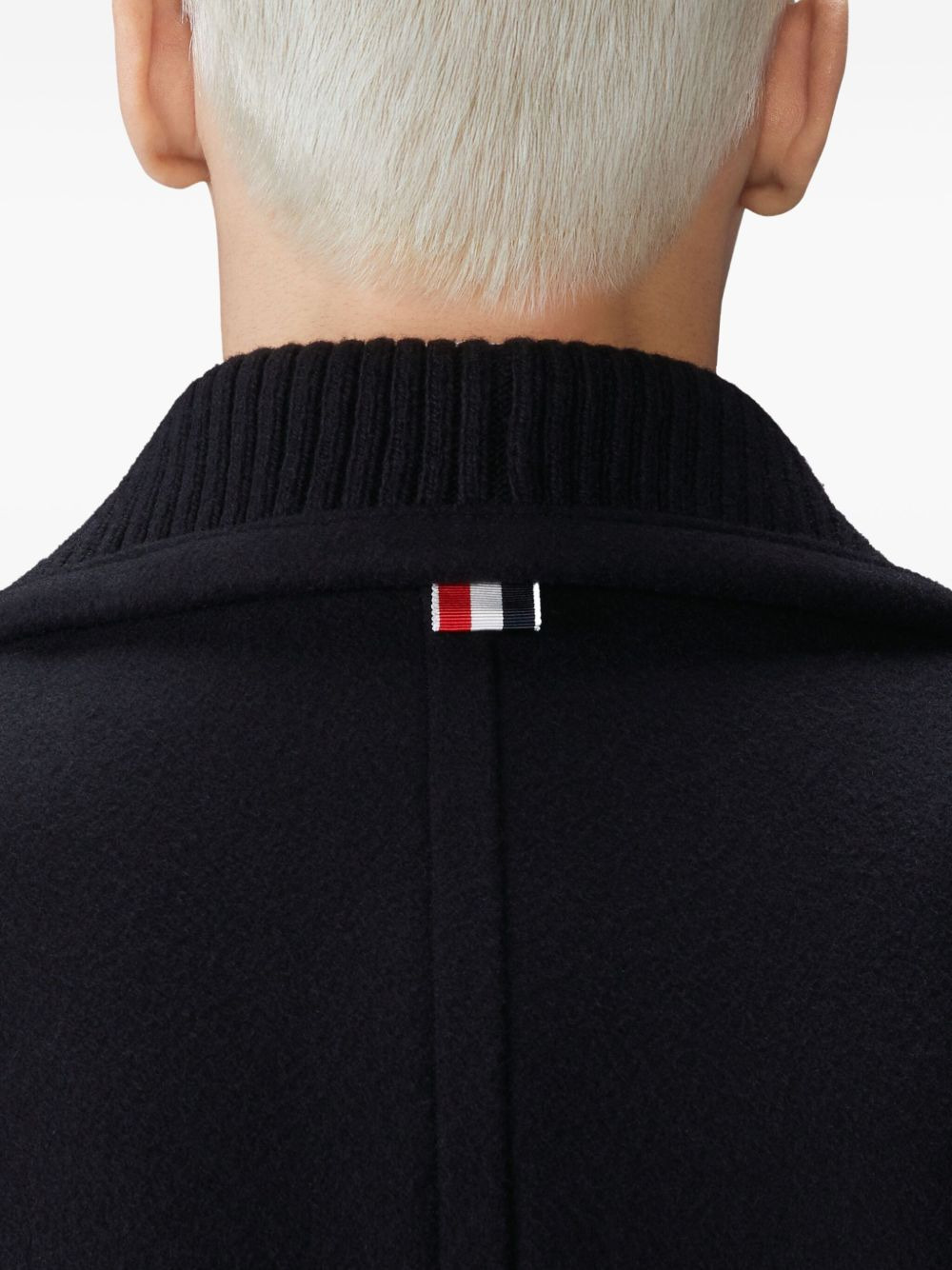 shawl-collar coat - 4