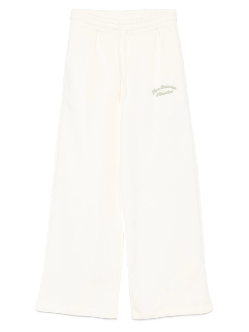 New Balance Embroidered Cotton Sweatpants 1