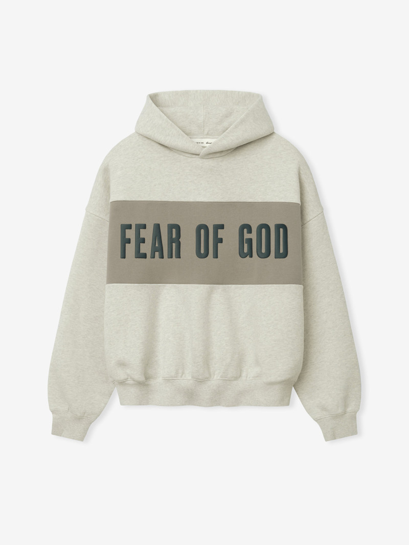 Cropped Relaxed Panelled Hoodie 1