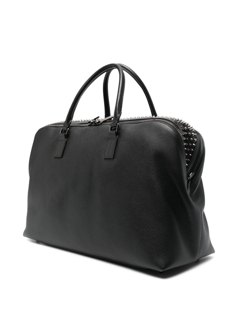 studded leather tote bag - 3