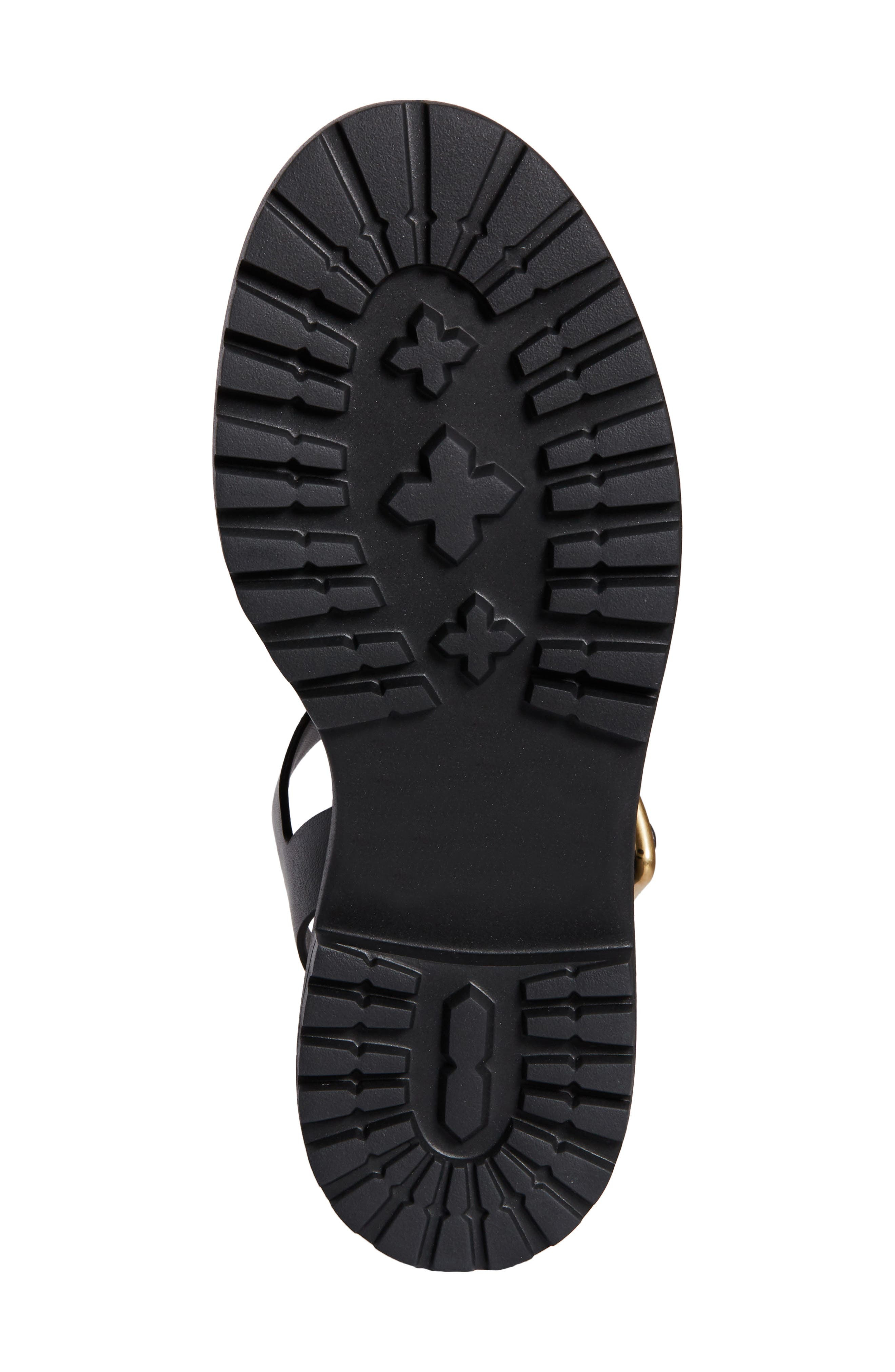 Prada Platform Cage Sandal in Nero at Nordstrom - 6