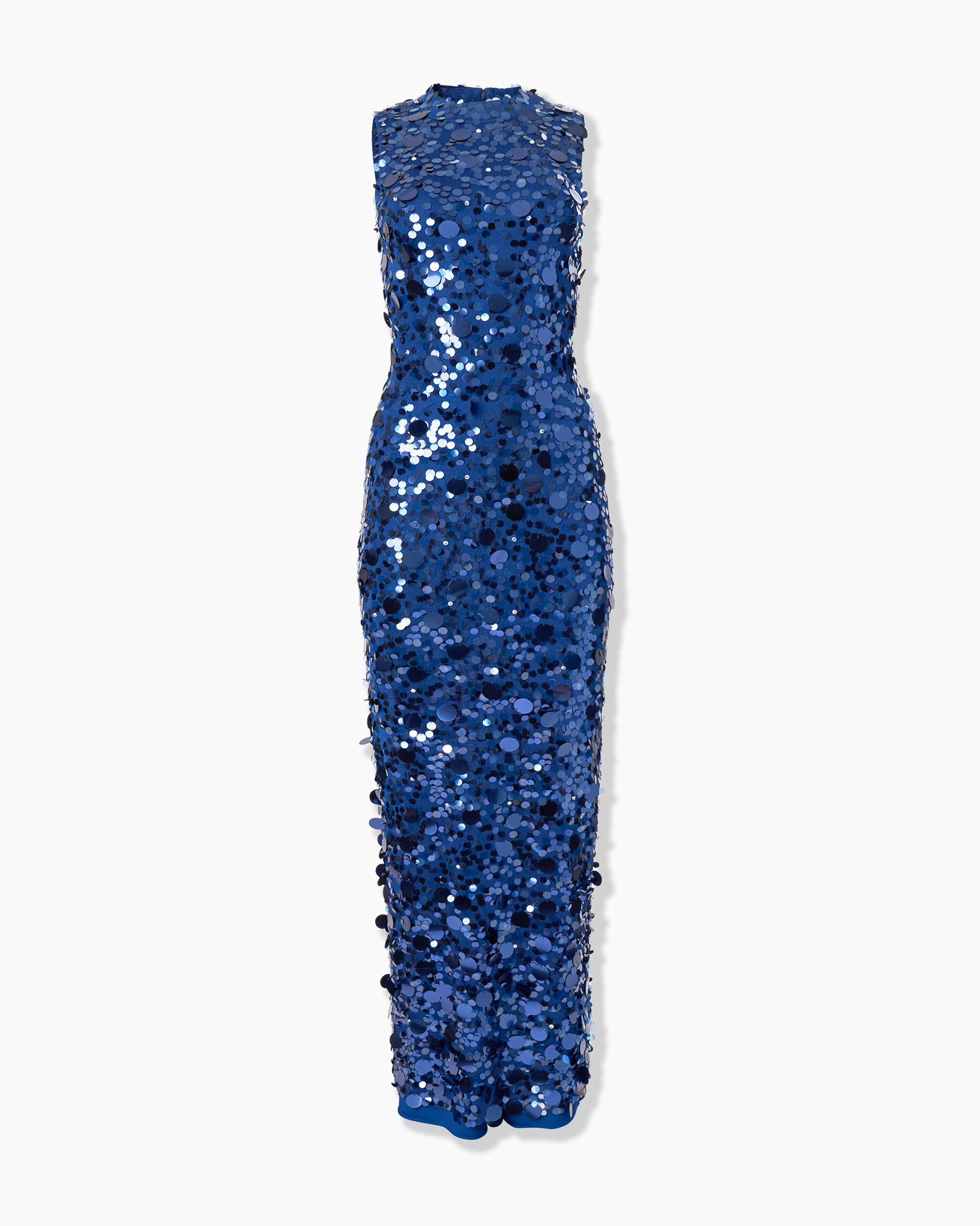 Paillette-Embroidered Gown - 1