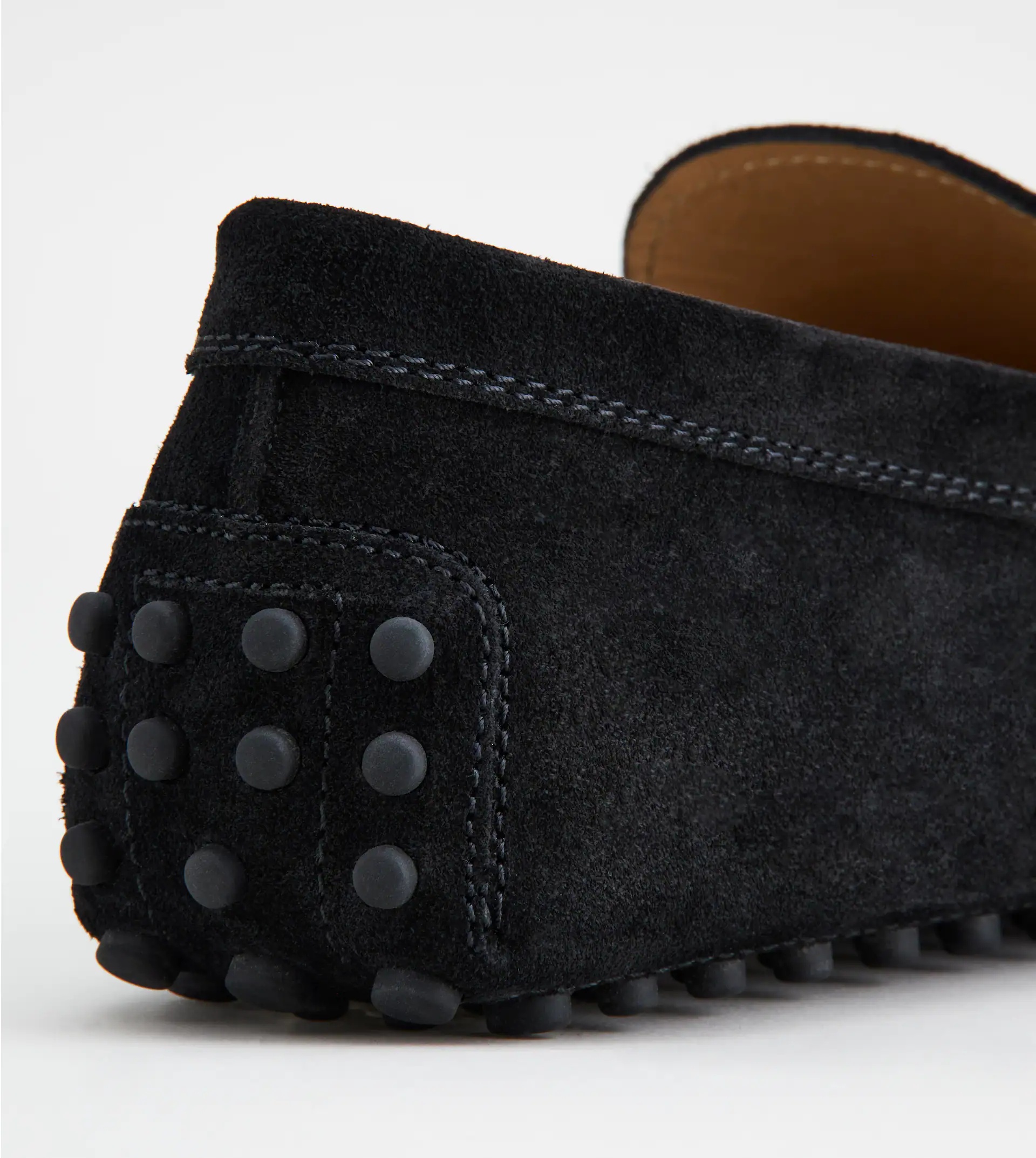 GOMMINO DRIVING SHOES IN SUEDE - BLACK - 6