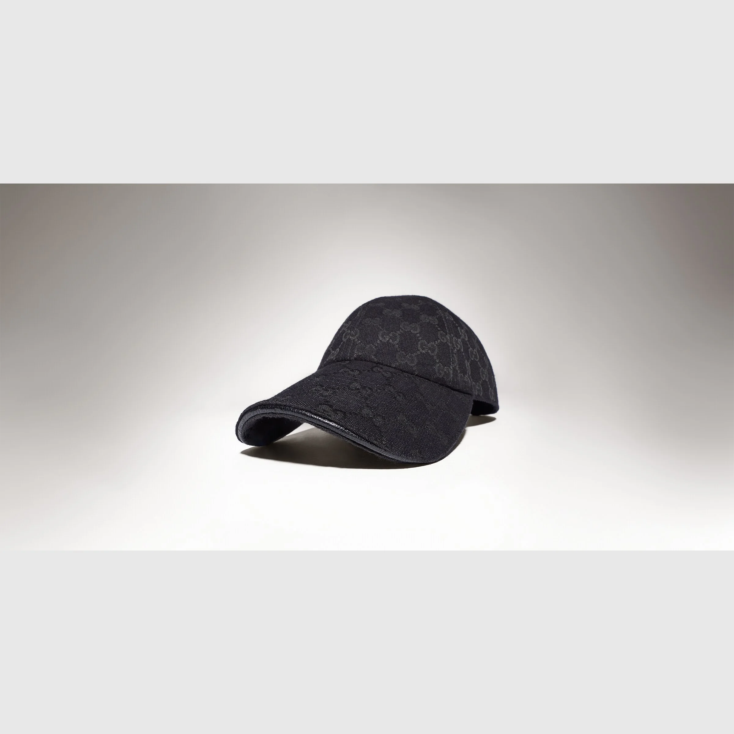 GG cotton canvas baseball hat - 1