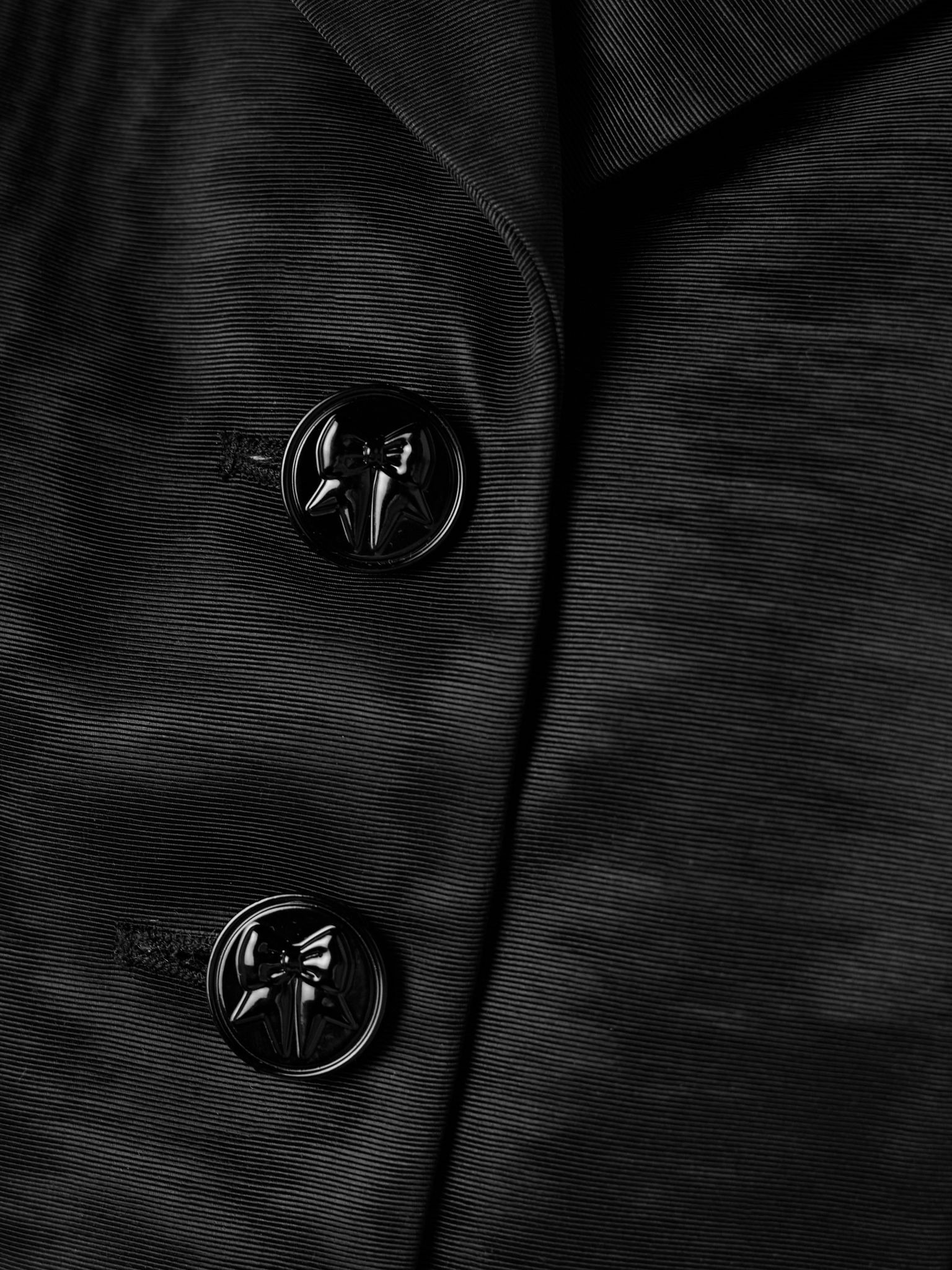 Salon recycled-moire jacket Black - 5