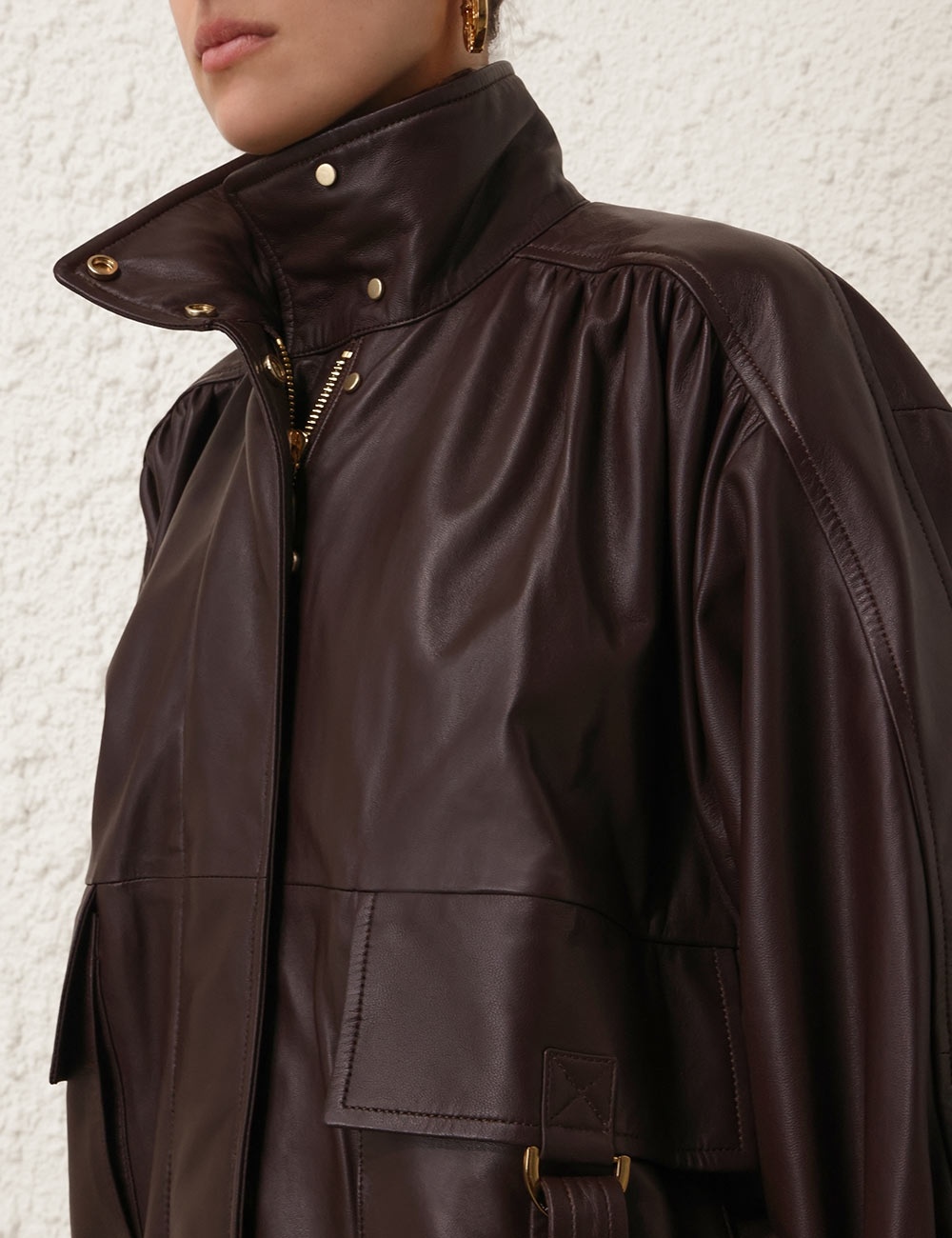 ILLUSTRATION LEATHER JACKET - 5