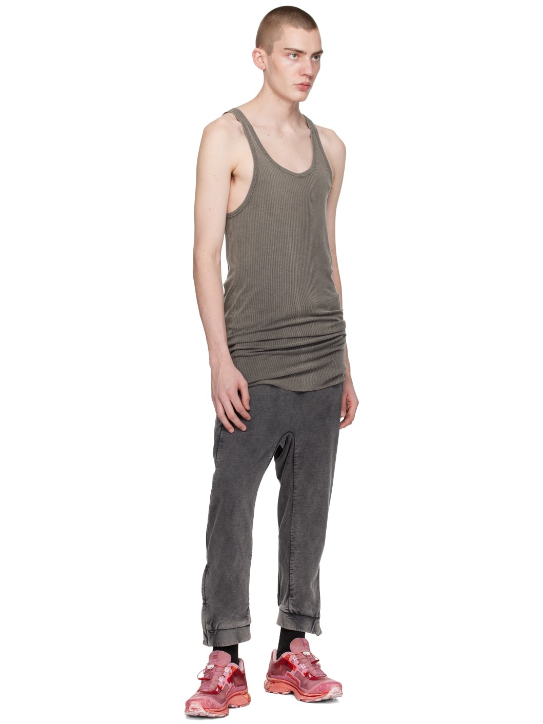 Gray T1B Tank Top - 4