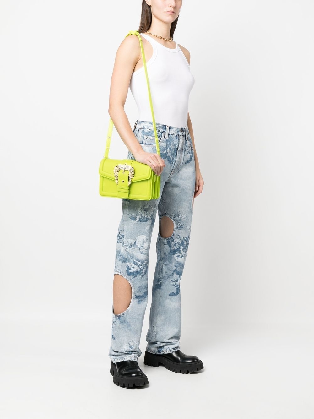 Baroque-buckle shoulder bag - 2