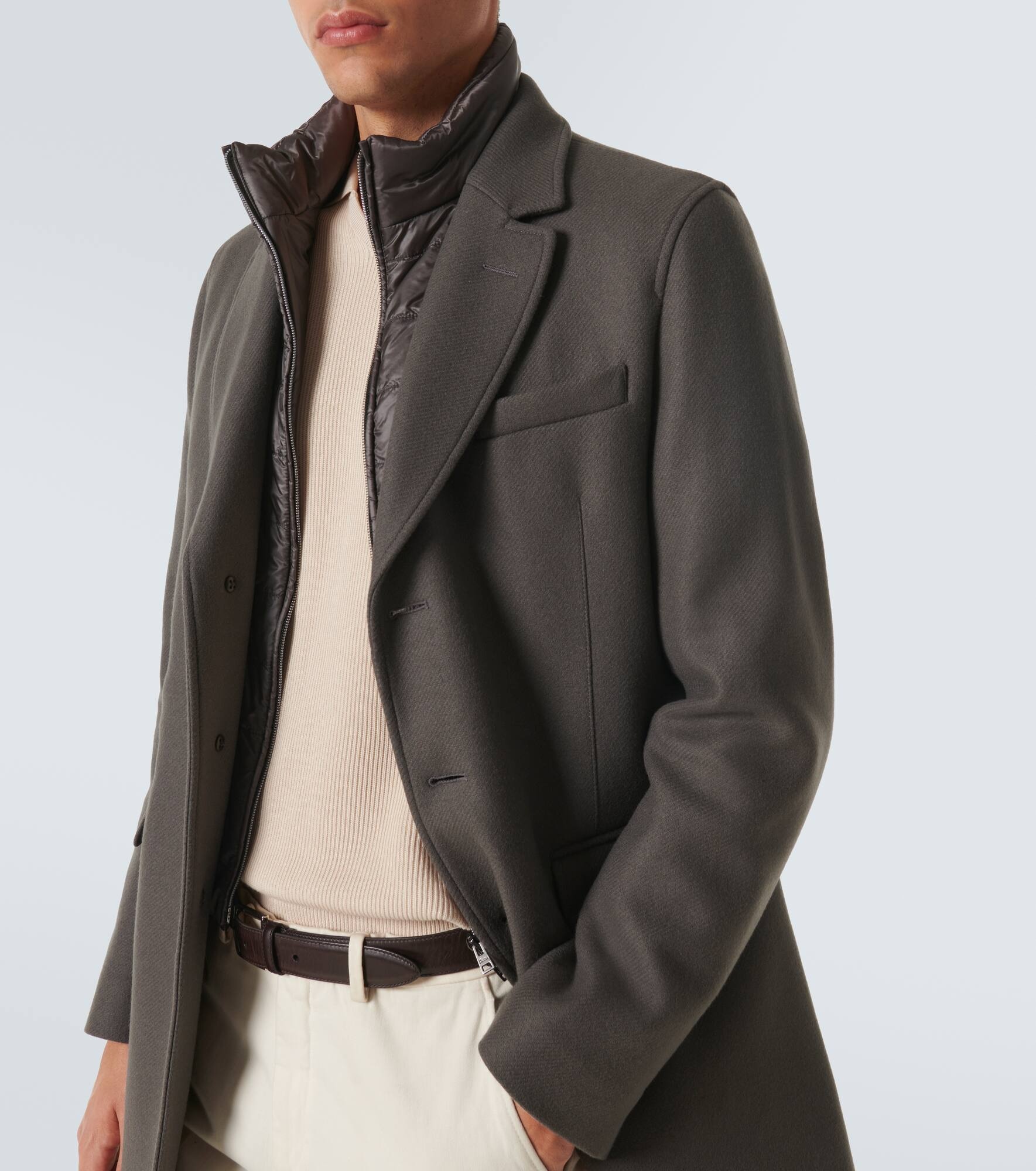 Wool-blend overcoat - 5