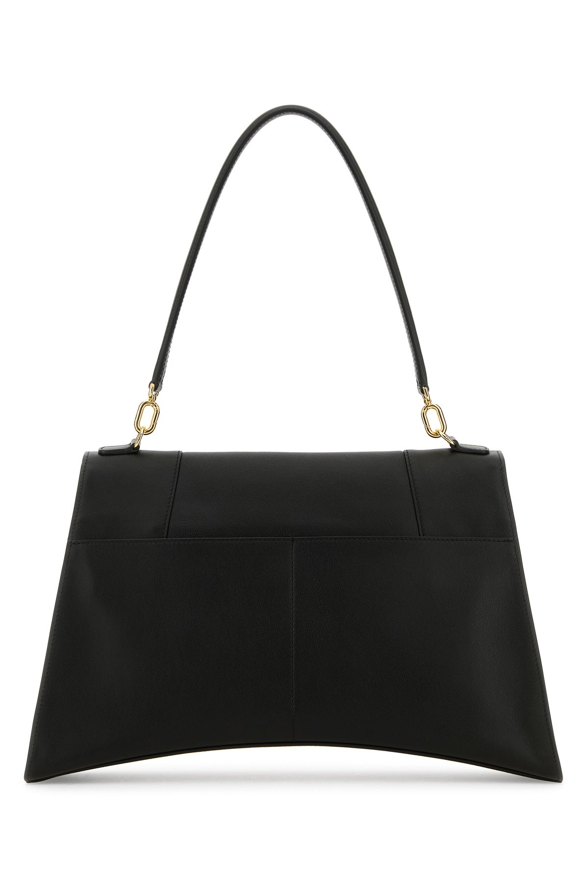 Black leather Hourglass shoulder bag - 3