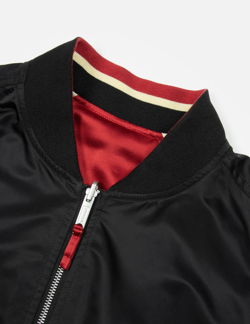 SEAGULL AND THE GREAT WAVE EMBROIDERY REVERSIBLE LOOSE FIT SOUVENIR JACKET 14