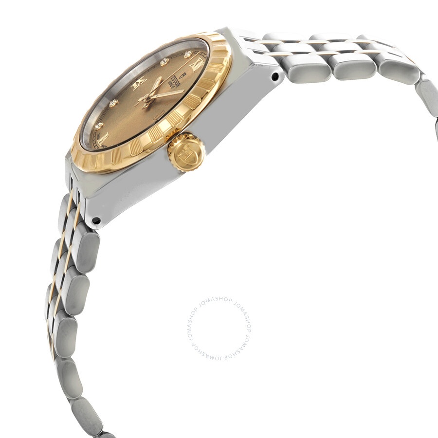 Tudor Royal Automatic Diamond Champagne Dial 28 mm Ladies Watch M28303-0006 - 2
