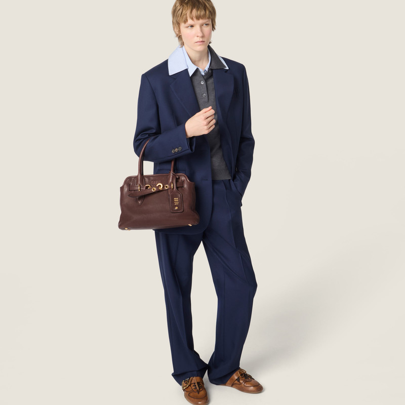 Miu Miu Aventure nappa leather bag outlook