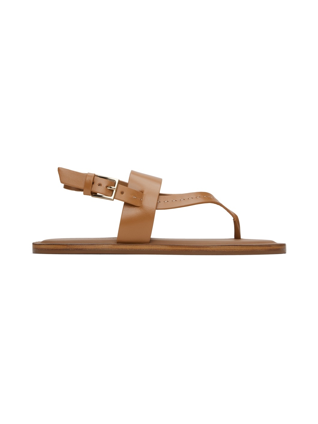 Tan Thongstitch Sandals - 1